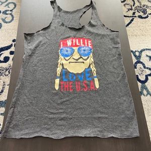 I Willie Love The USA Tank